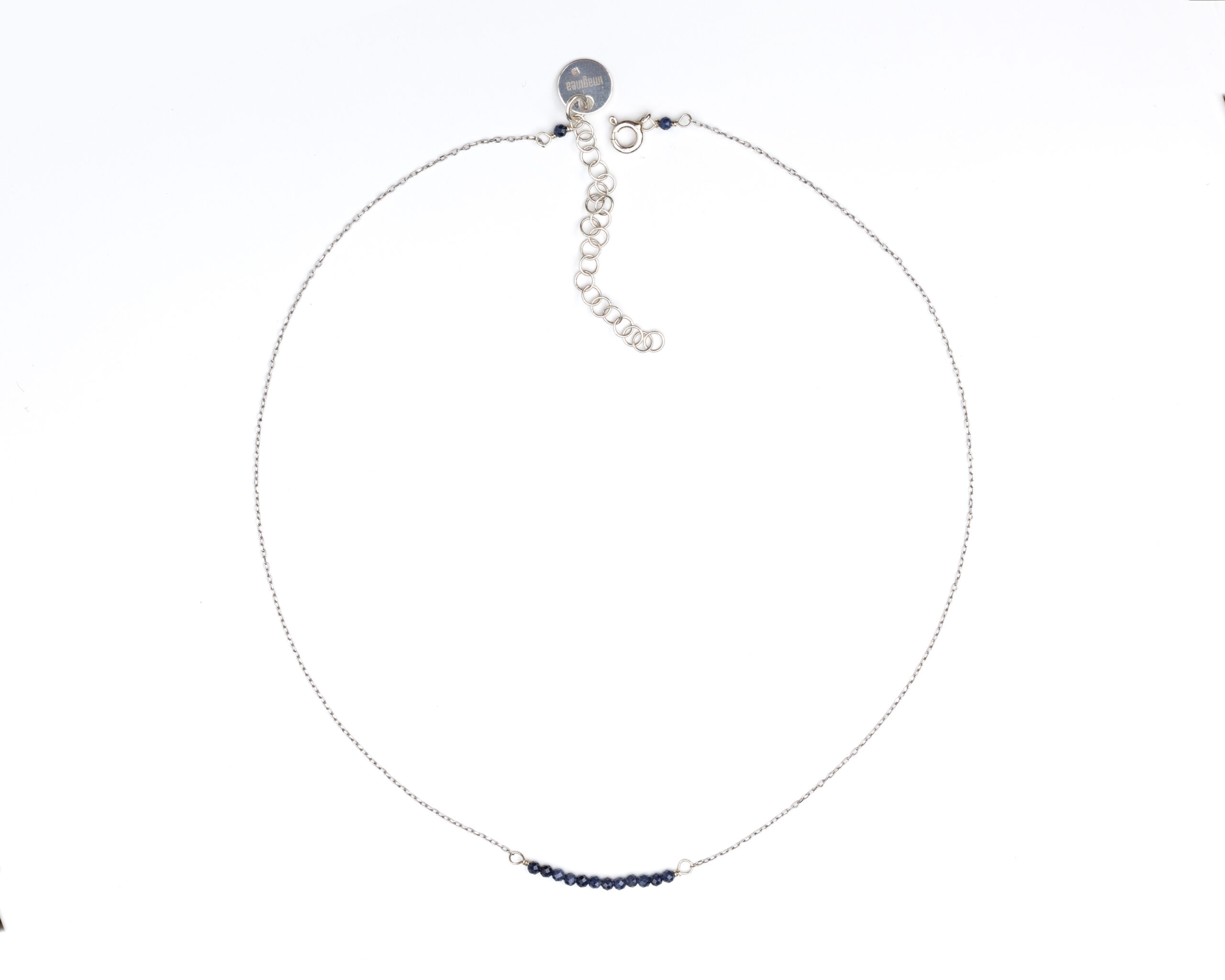 Naszyjnik MINIMAL z Szafirem IM034